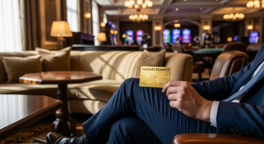 Caesars Rewards Elite Status Benefits tier structure and VIP perks overview for casino loyalty members