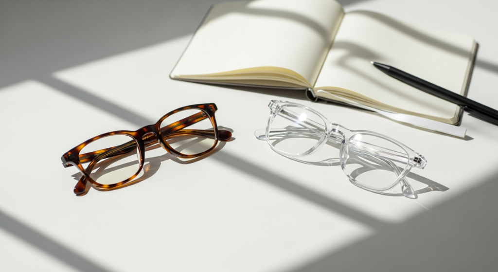 FYTOO Tara affordable stylish eyeglasses in multiple color options displayed on white background