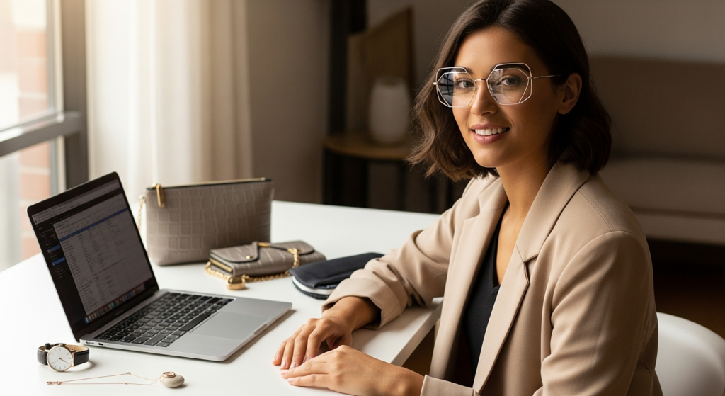 Fytoo Tara Geometric Eyeglasses in multiple colors displayed on white background