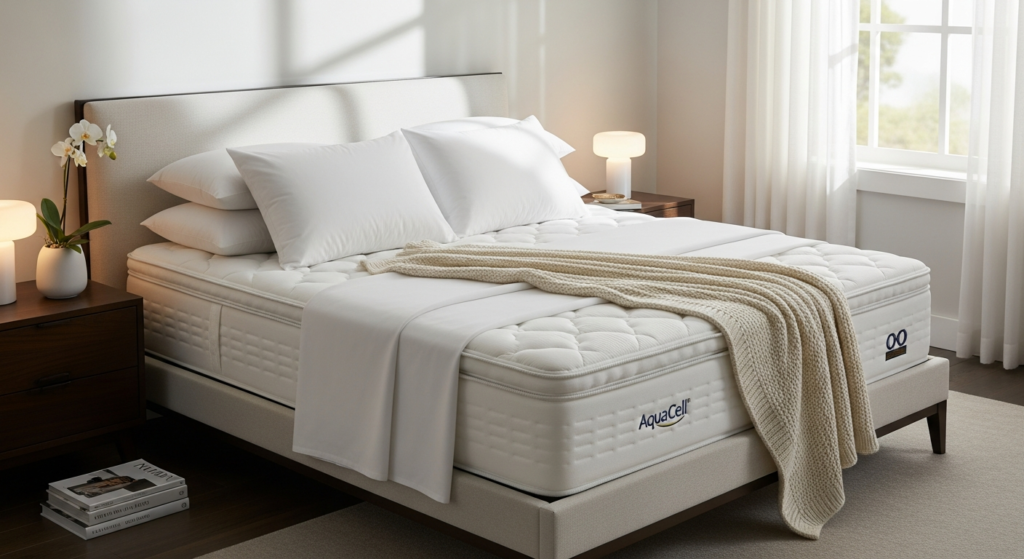 Luxury 7-Zone Aquacell Comfort Foam Mattress with German engineering and premium hotel-quality construction