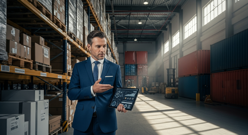 LOGISTIK HEUTE magazine cover showcasing German supply chain and logistics industry intelligence publication