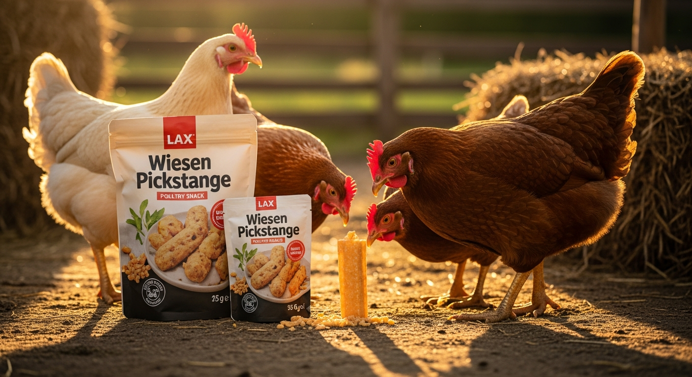 LAX Wiesen Pickstange poultry snack pressed meadow hay stick for chickens