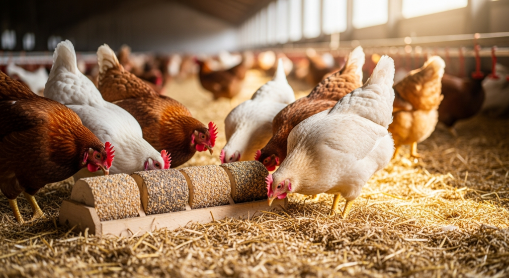 LAX Wiesen Pickstange meadow hay stick for poultry enrichment and pecking behavior management