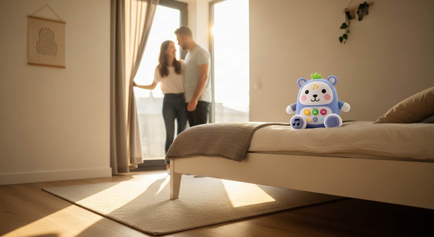 Colorful customizable musical plush toy with removable digital music player for baby sleep