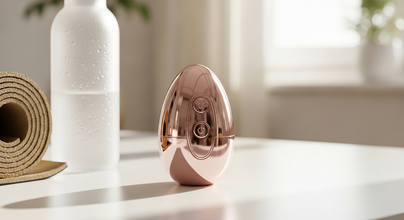 Bondara Rocker Remote Control Love Egg with Bluetooth remote on white background