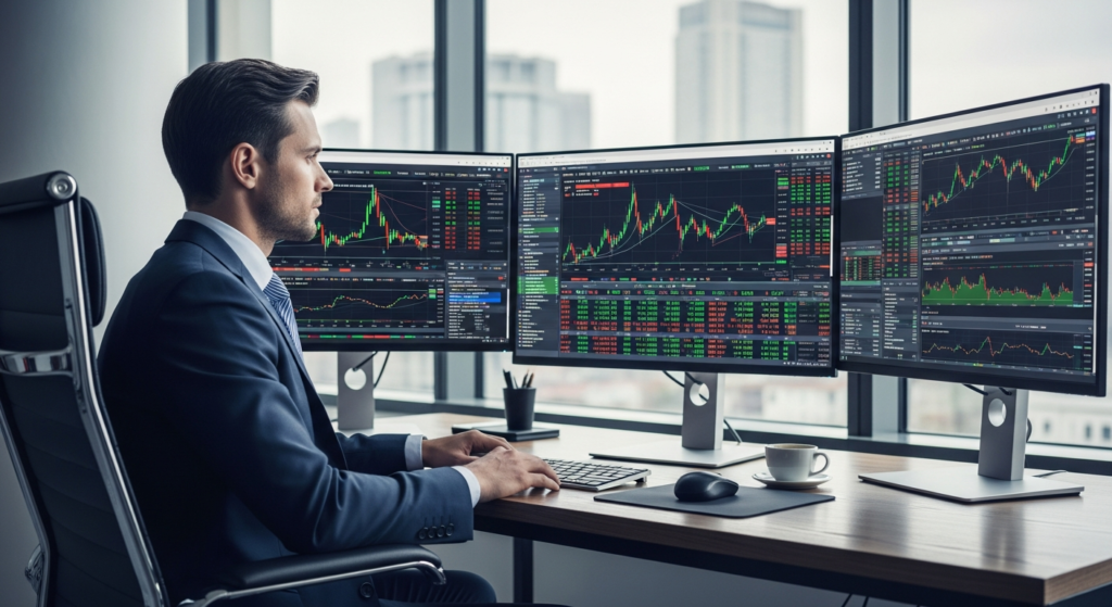 LYNX Brokerage Account trading platform interface showing global markets and advanced order execution tools